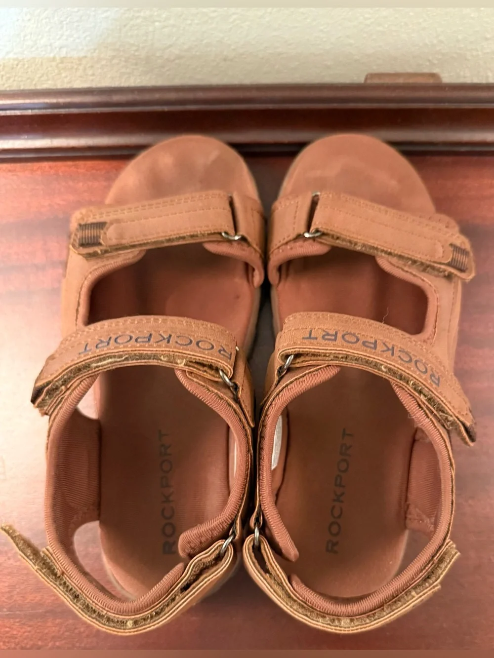 Rockport Kids Brown Adjustable Strap Sandals